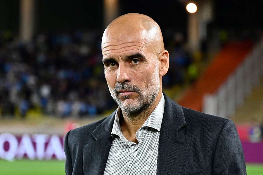 Pep Guardiola après le match nul à Monaco en Ligue des champions.