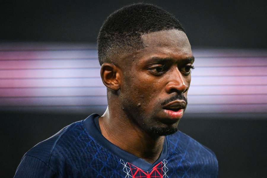 Dembélé lors du Classique. Dembélé lors du Classique.
