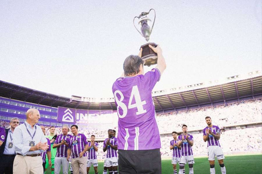 Homenagem aos vencedores da Taça