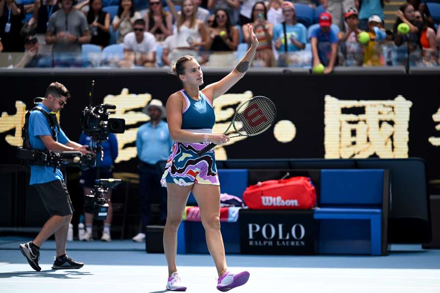 Sabalenka está nos oitavos d efinal da competição