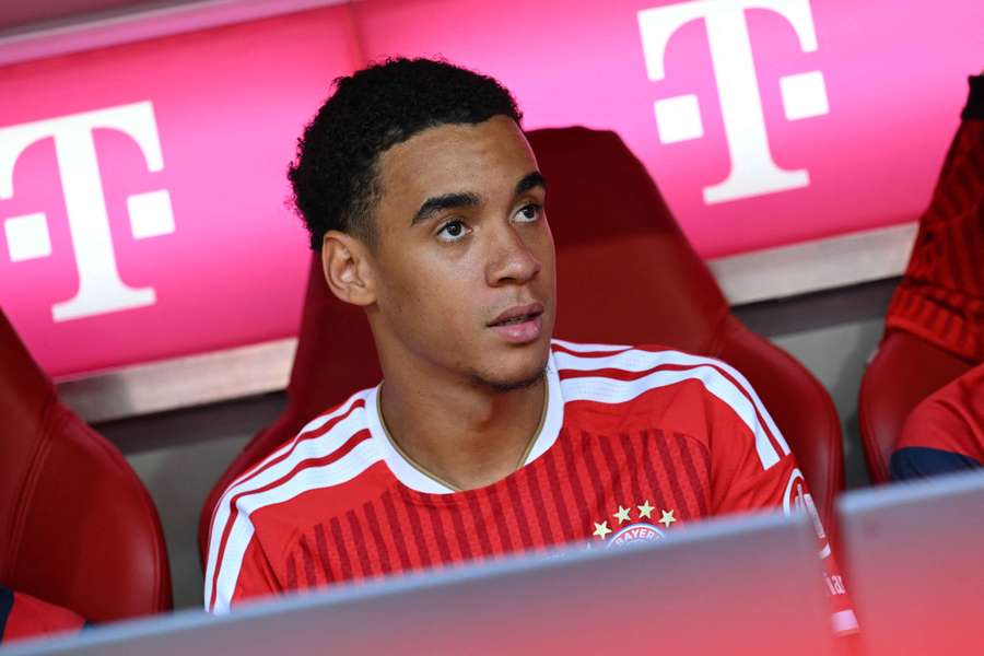Musiala lors du dernier match du Bayern. Musiala lors du dernier match du Bayern.