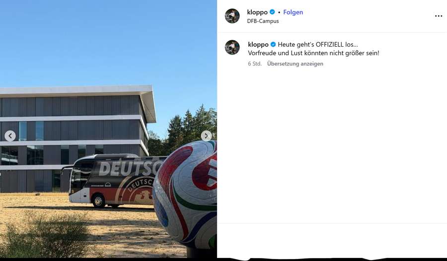 Klopp freut sich auf die neue Aufgabe Klopp freut sich auf die neue Aufgabe