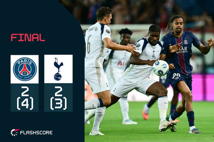 PSG y Tottenham juegan la final de la Supercopa de Europa