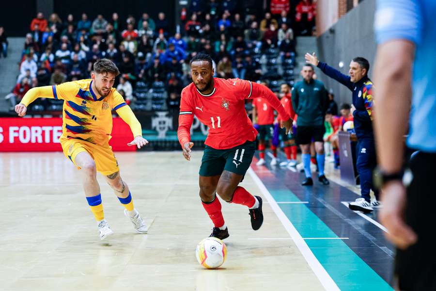 Pany Varela em ação contra Andorra