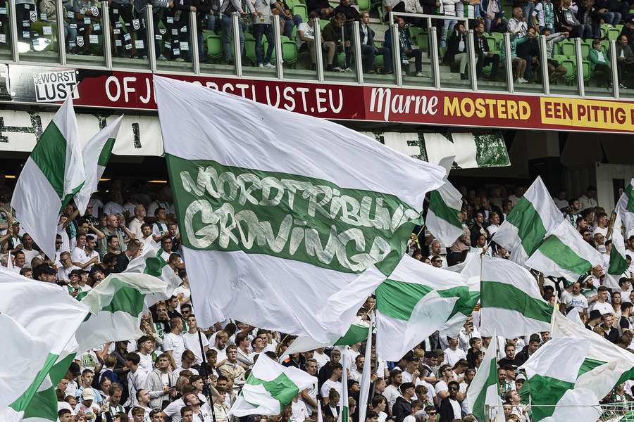 Aan de supporters van FC Groningen ligt het tot nu toe niet: ook vrijdagavond is het uitvak in Oss uitverkocht