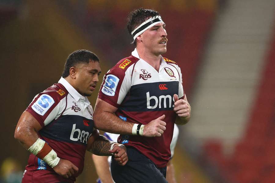 Queensland Reds captain Ryan Smith in action during their Super Rugby Pacific win over Western Force.