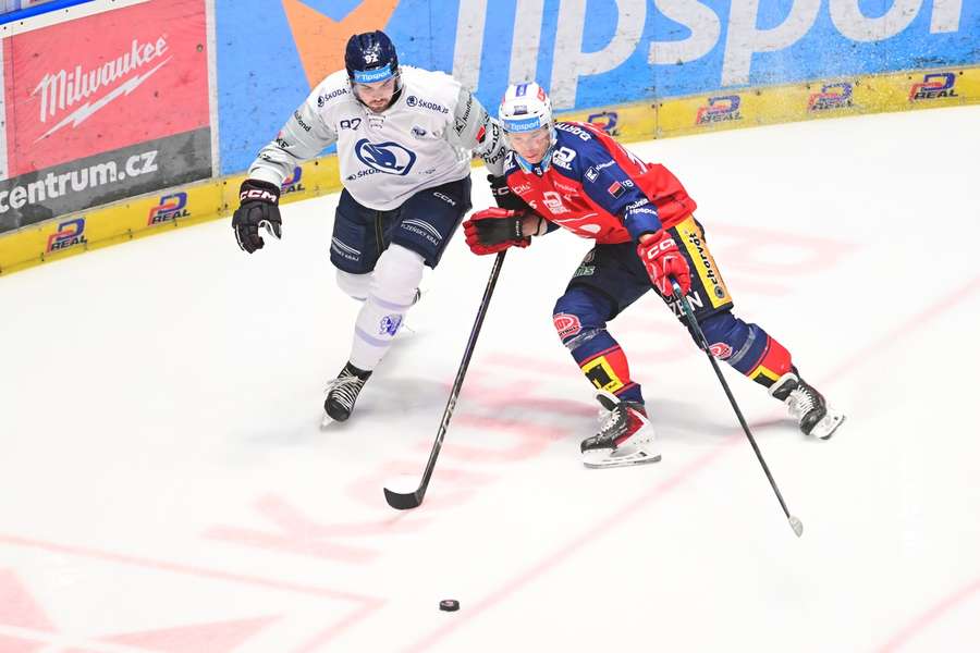 Pardubice hrají ve 45. kole extraligy s Plzní.