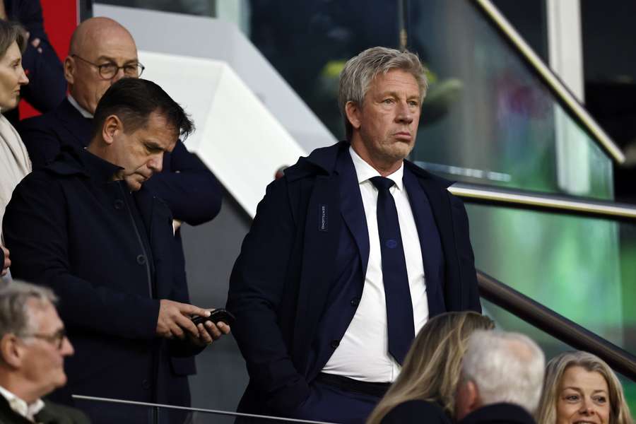 Commercieel directeur Frans Janssen en technisch directeur Marcel Brands van PSV