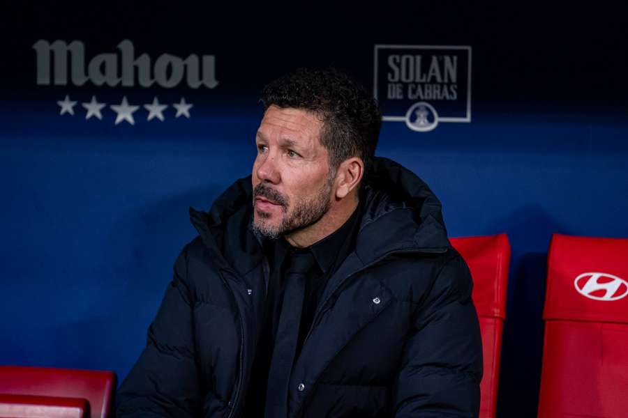 Diego Simeone, treinador do Atlético de Madrid