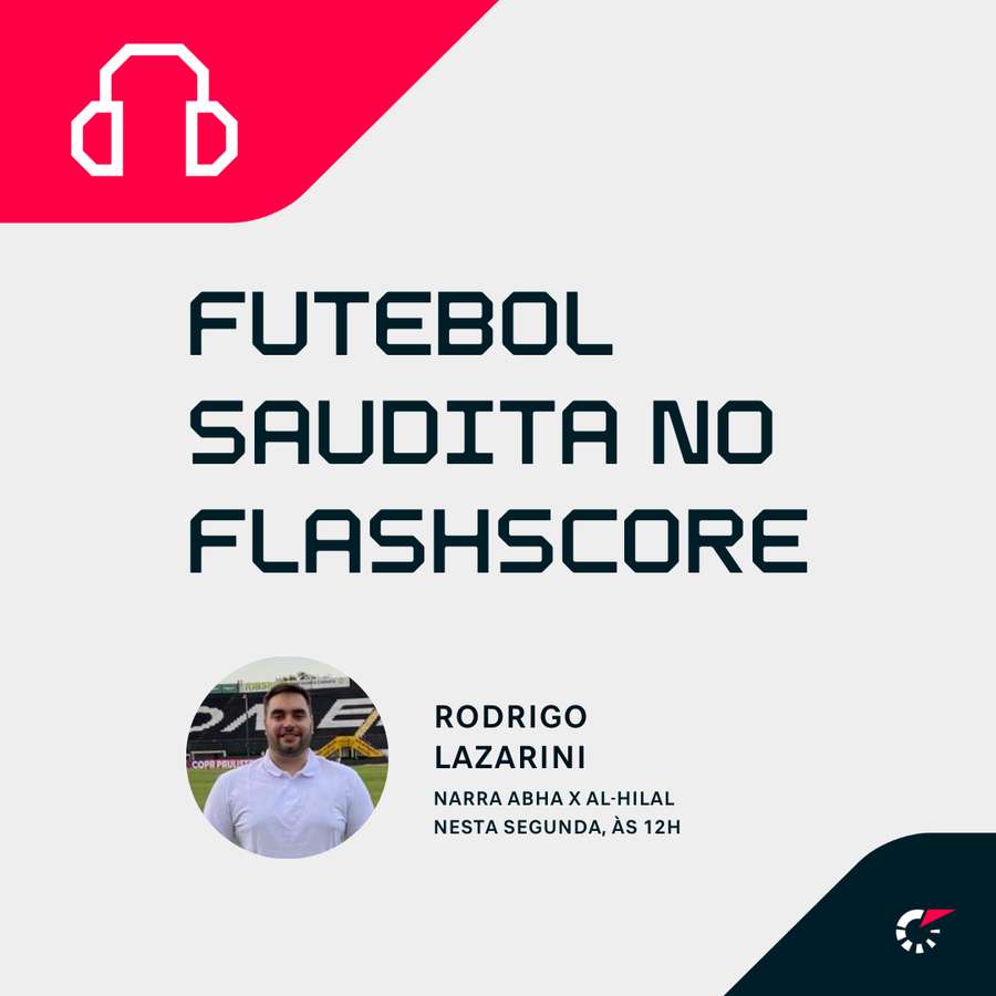 Liga saudita ganha espaço no Flashscore