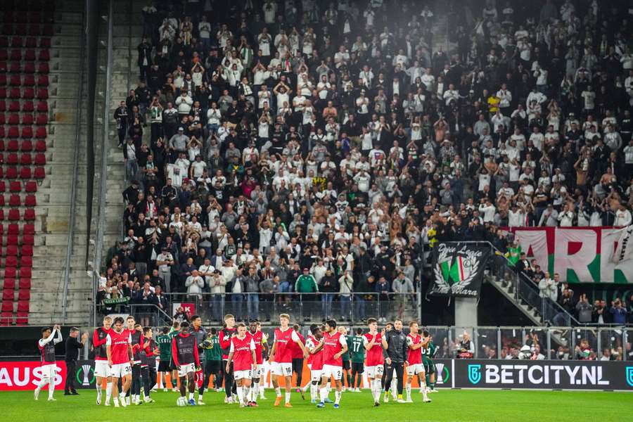 AZ Alkmaar nie będzie sprzedawać biletów na rewanżowy mecz z Legią Warszawa