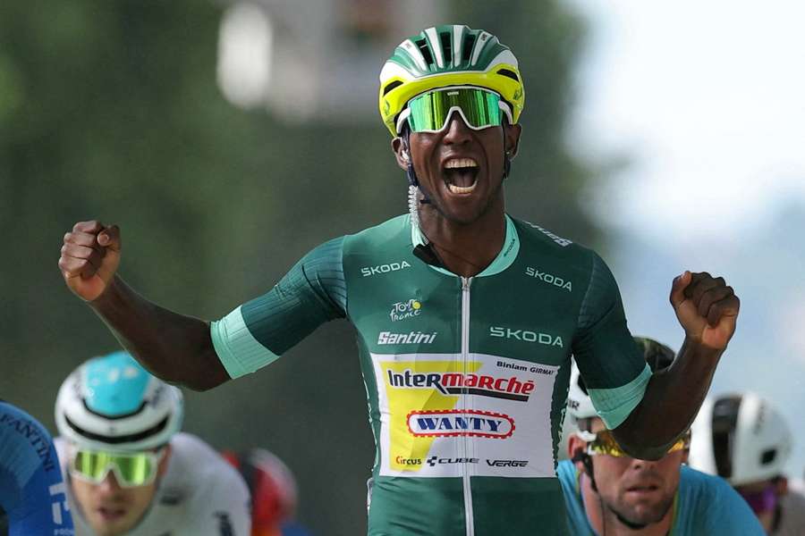 Girmay has now won three stages of this year's Tour de France