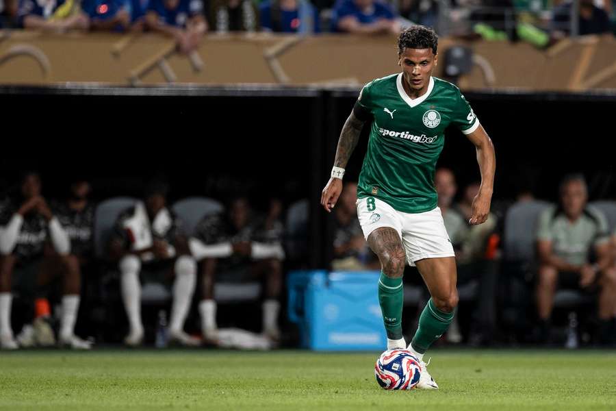 Richard Ríos, jugador del Palmeiras