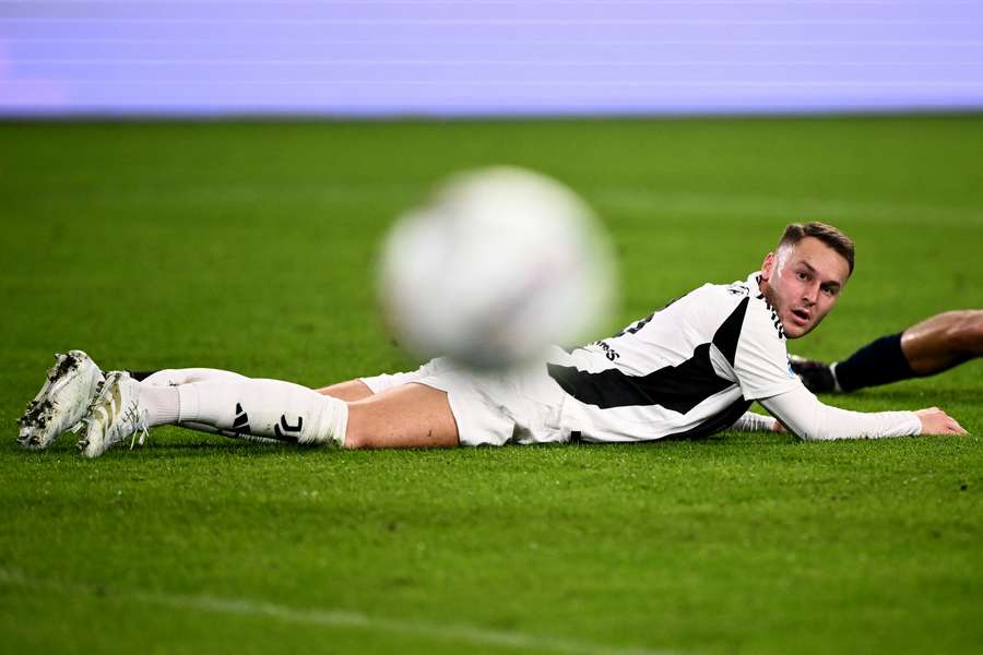 Teun Koopmeiners durante o Juventus - Parma