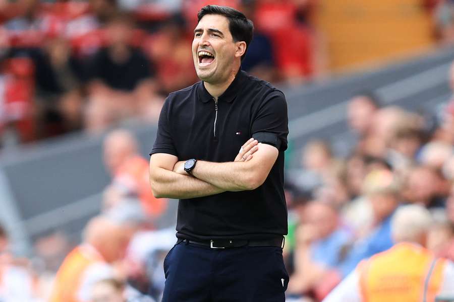 Andoni Iraola took charge of his first game at Anfield on Sunday Andoni Iraola took charge of his first game at Anfield on Sunday