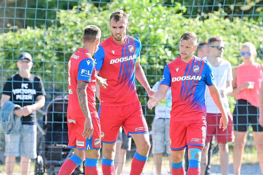 Tomáš Chorý a Matěj Vydra (vpravo) ještě v dobách společného působení v Plzni.
