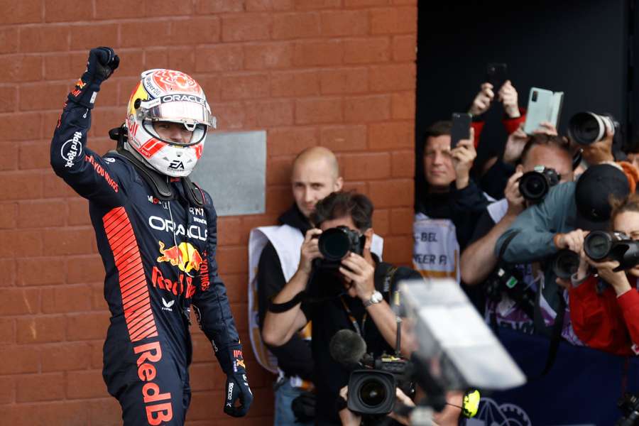 Verstappen dopo la vittoria