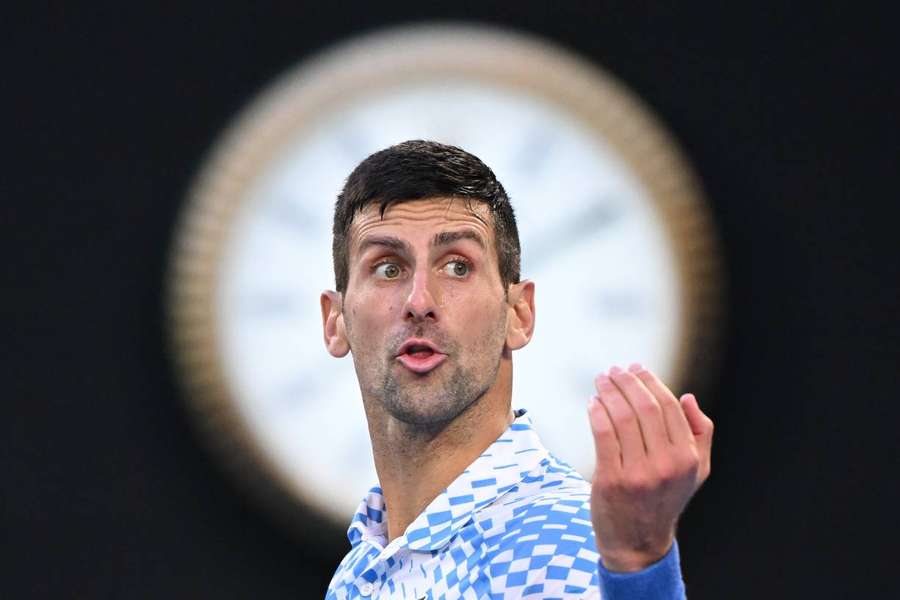 Djokovic ficou na bronca com não presença do pai durante sua participação na semifinal do Aberto da Austrália