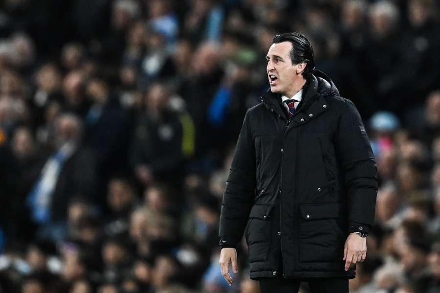 Aston Villa manager Unai Emery