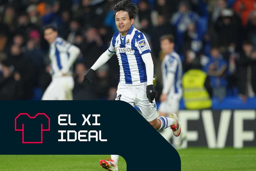Kubo, con la Real Sociedad