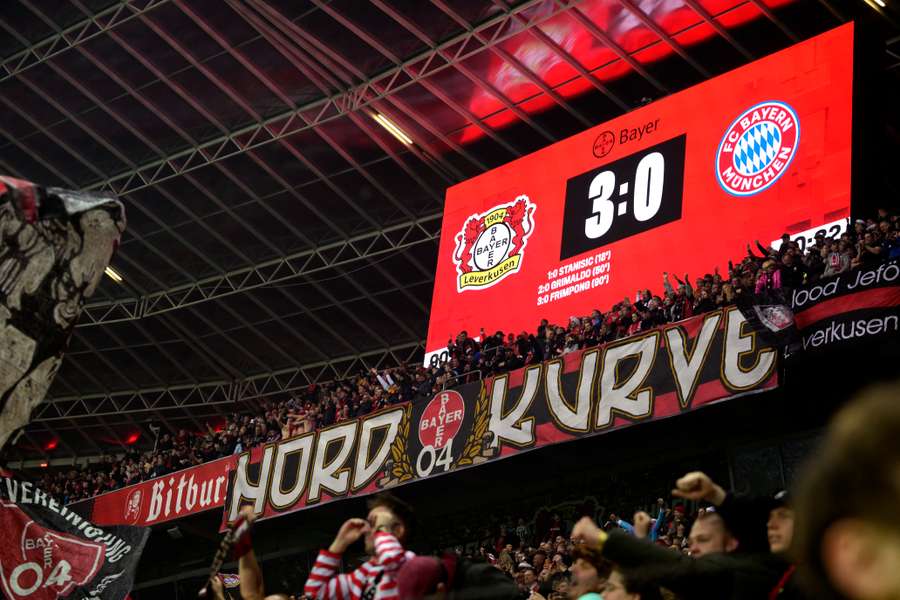 Il Bayer ha dominato il Bayern nel weekend