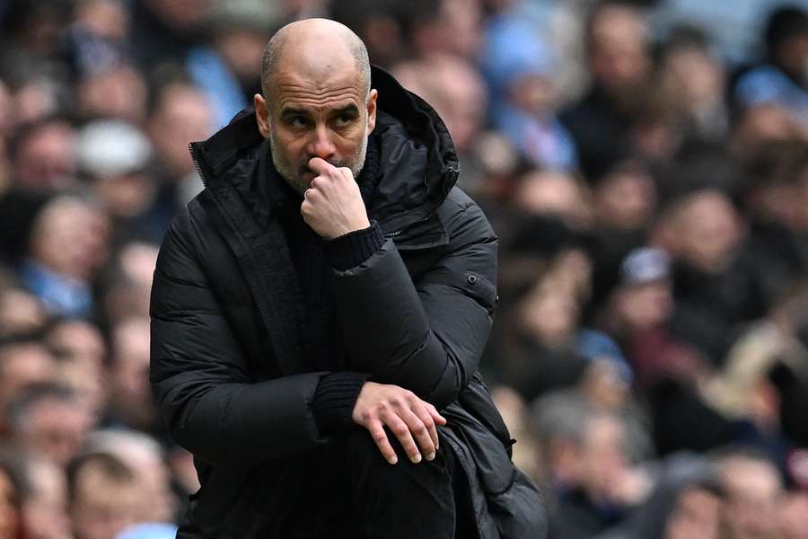 Guardiola le week-end dernier face à Newcastle.