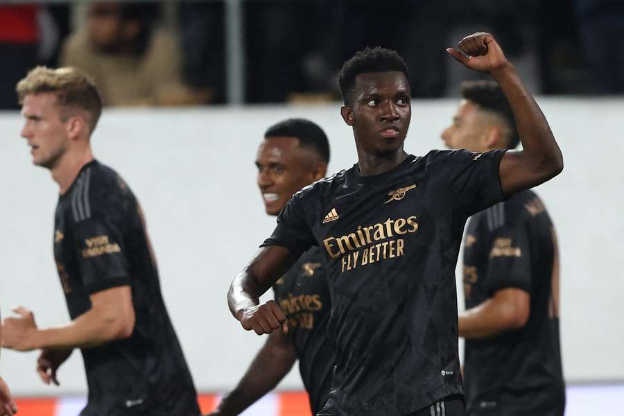 Eddie Nketiah scored what would prove to be the winner for Arsenal in Zurich 