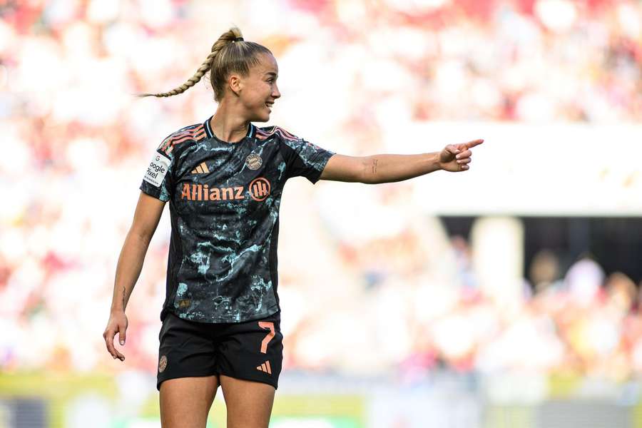 Die Bayern um Giulia Gwinn haben Bock.