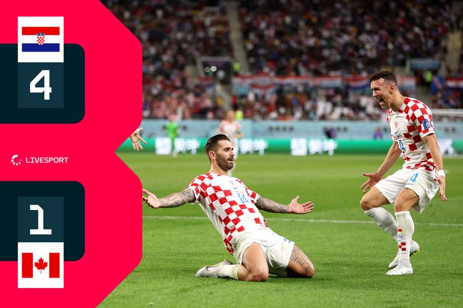 Chorvatsko – Kanada 4:1. Kramarič dvěma góly sebral Javorovým listům naději na postup