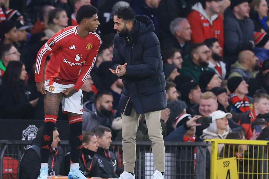 Marcus Rashford și Amorim