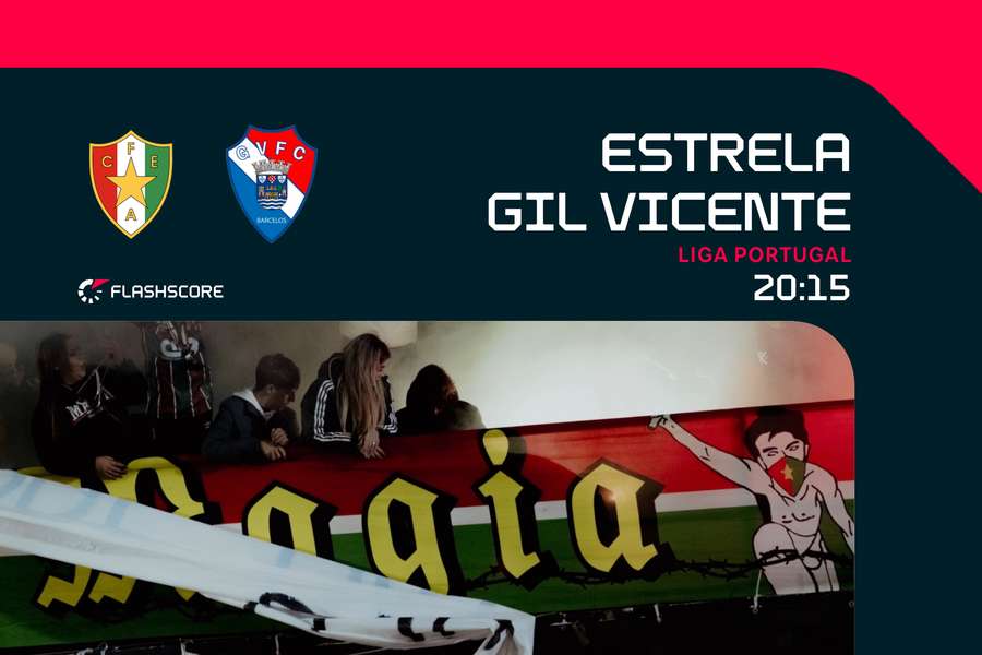 Estrela recebe Gil Vicente na Reboleira