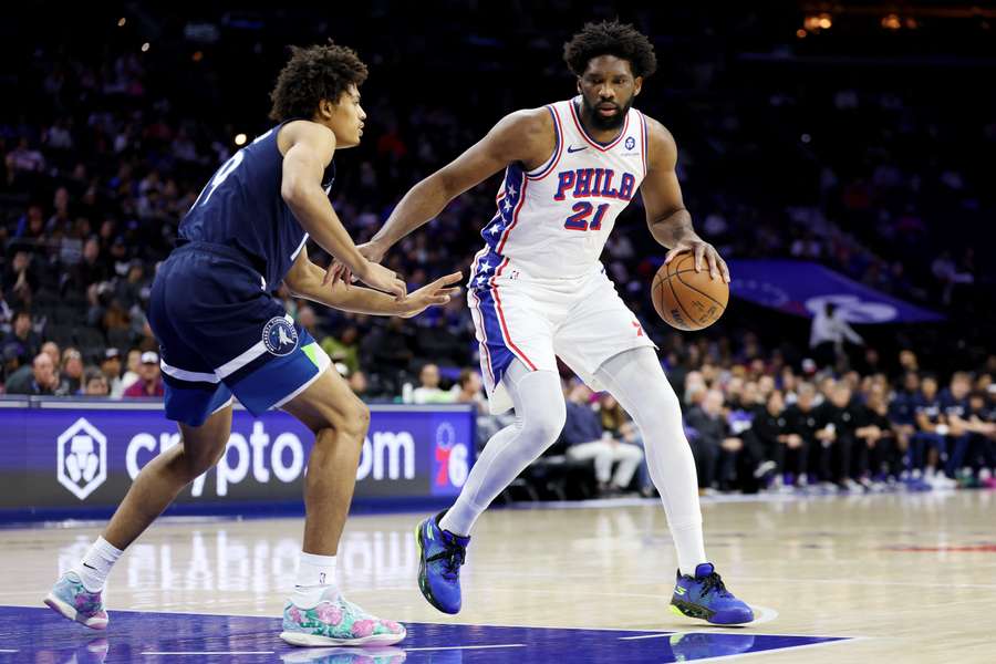 Embiid stand rund 19 Minuten auf dem Court