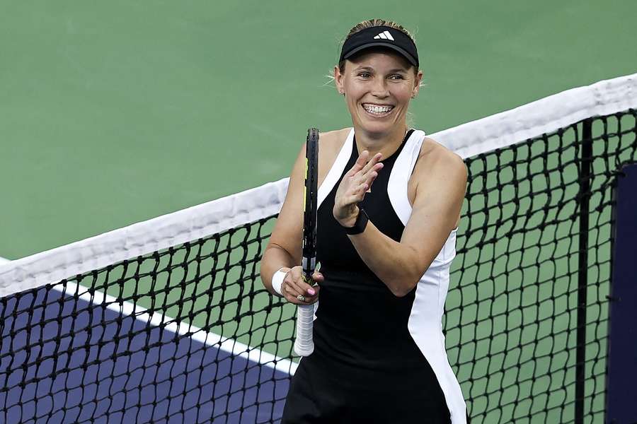 Caroline Wozniacki regressou em 2023 no Open dos Estados Unidos