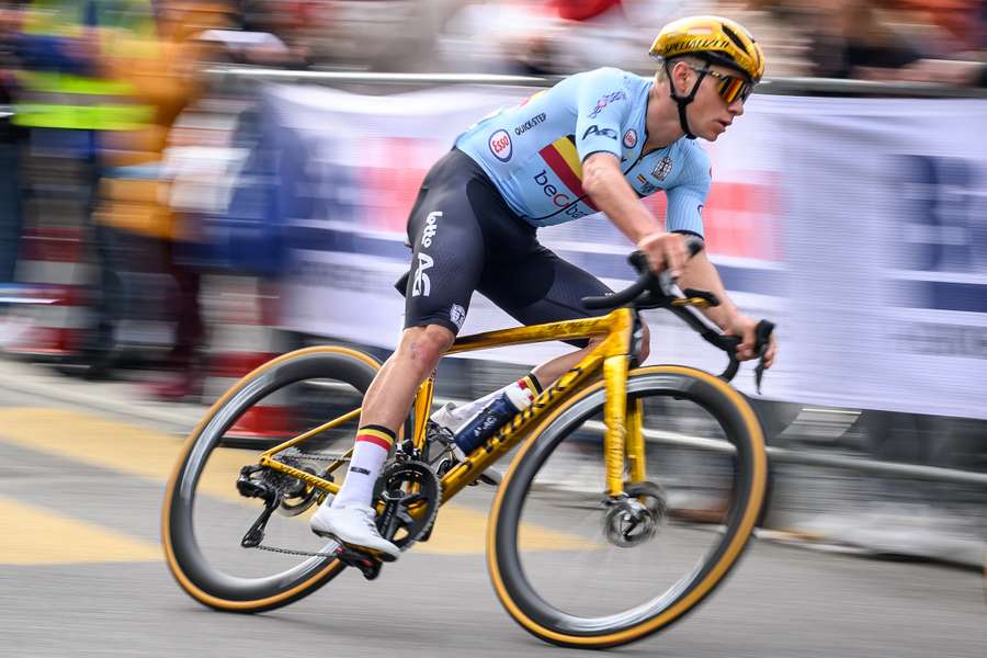 Remco Evenepoel a suferit un accident la începutul lunii decembrie