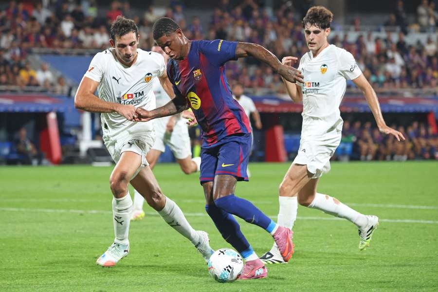Rashford, ante Tárrega, en el partido de ida Rashford, ante Tárrega, en el partido de ida