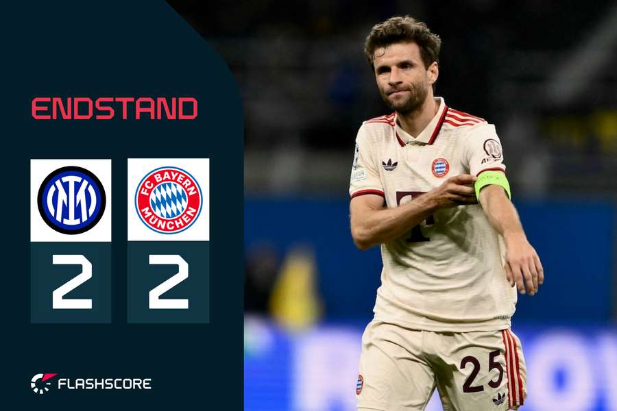 Thomas Müller erlebte beim Ausscheiden in Mailand sein vermutlich letztes Champions League-Spiel für Bayern.