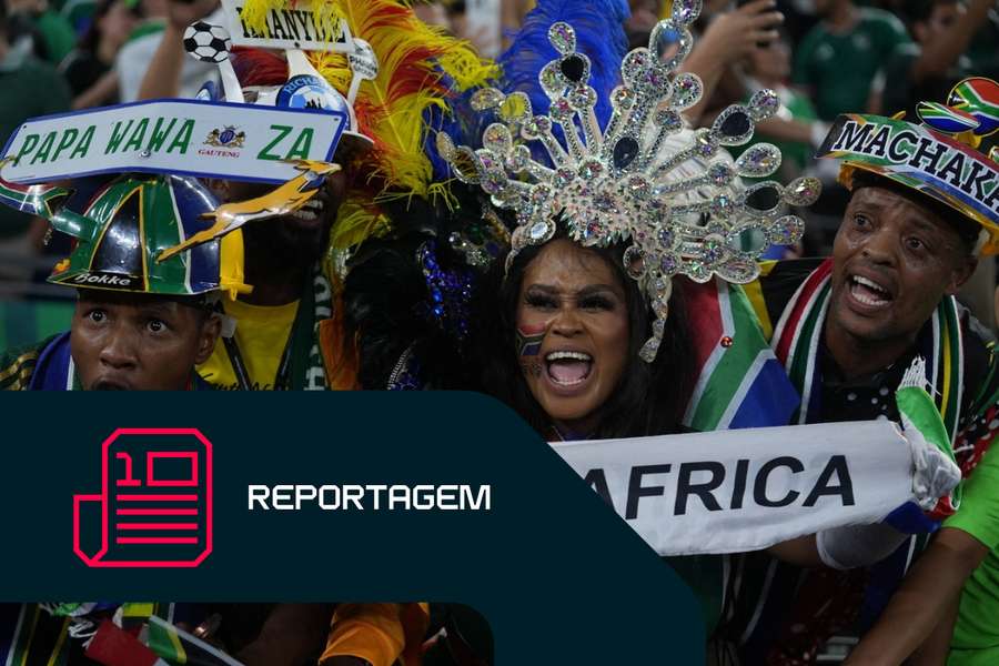 Sul-africanos celebraram de forma efusiva a passagem aos 16 avos de final do Mundial-2026