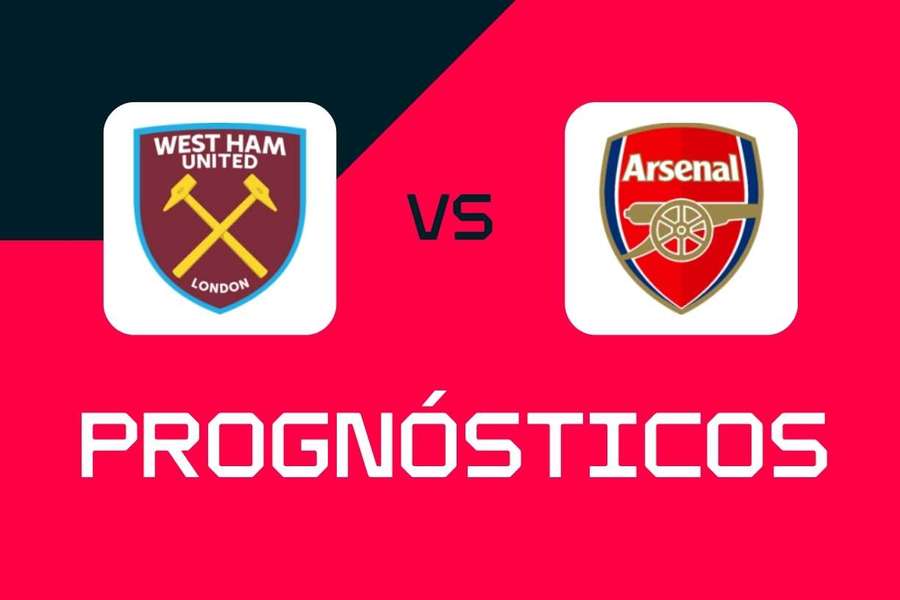 West Ham - Arsenal: Prognósticos, melhores apostas e odds (Premier League)