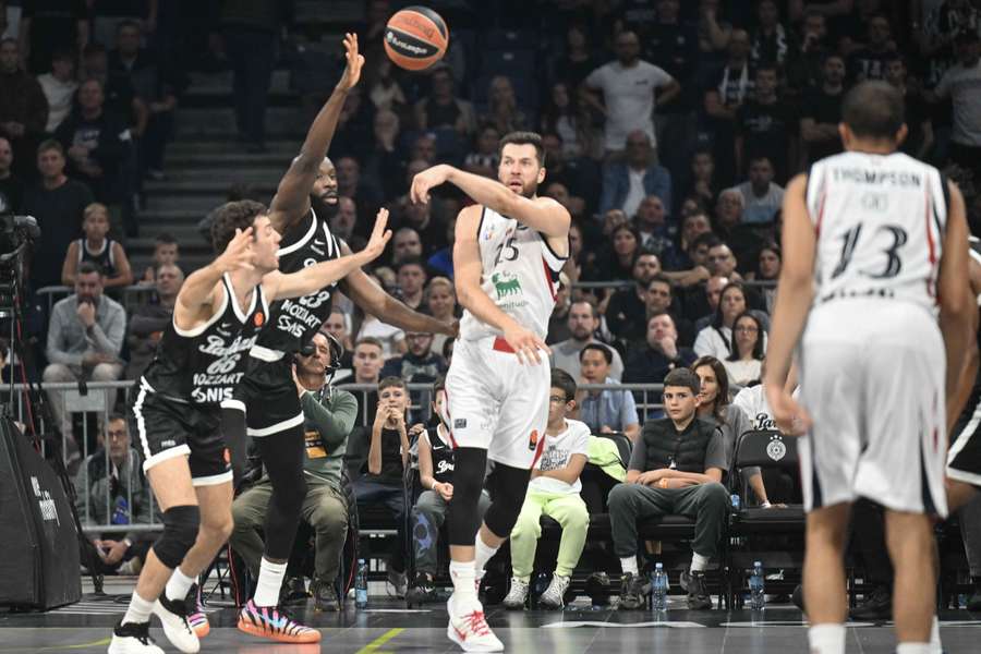 Un'azione della partita