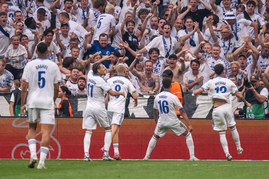FC Copenhagen ran riot against Malmo in the Parken Stadium