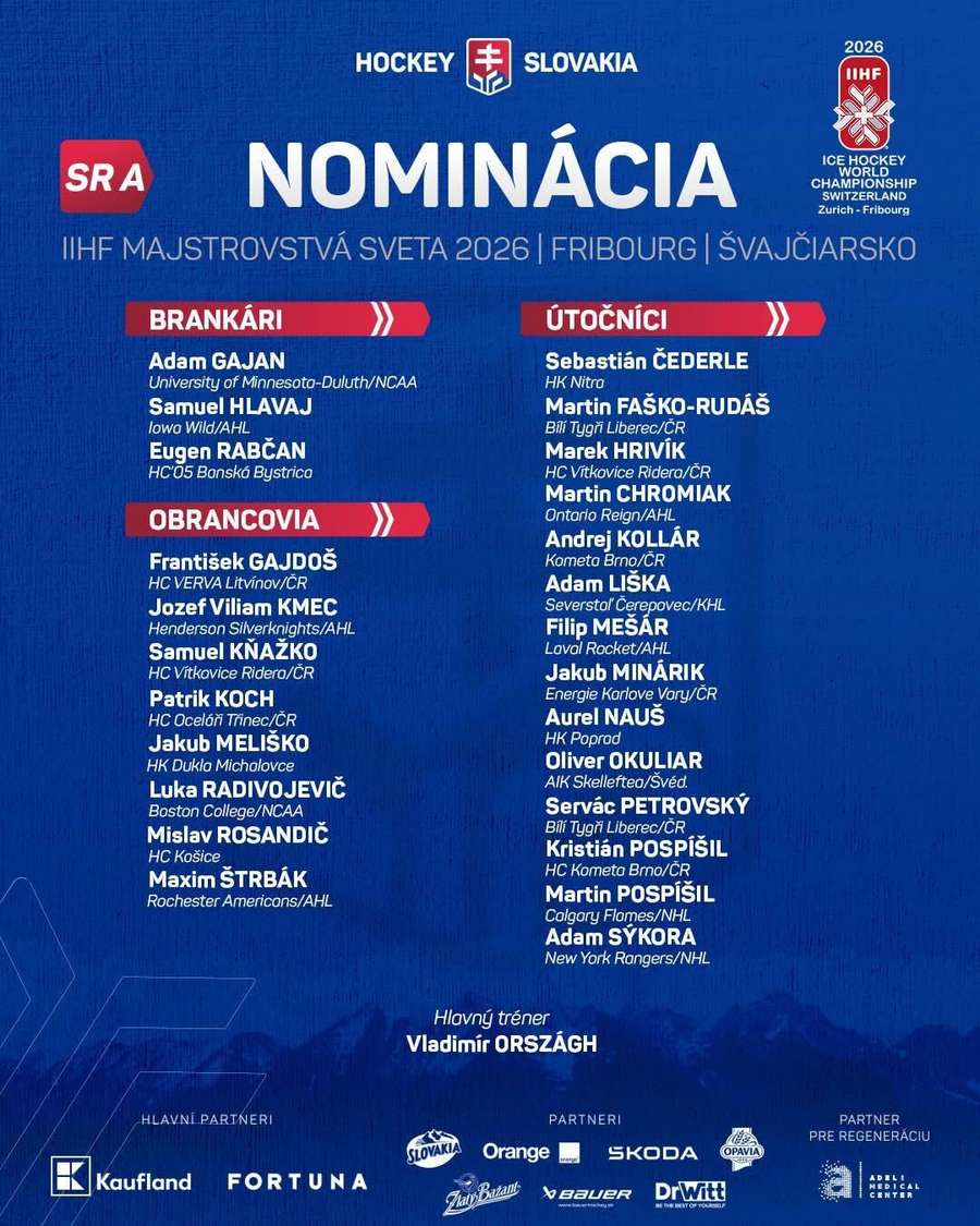 Nominace Slovenska.