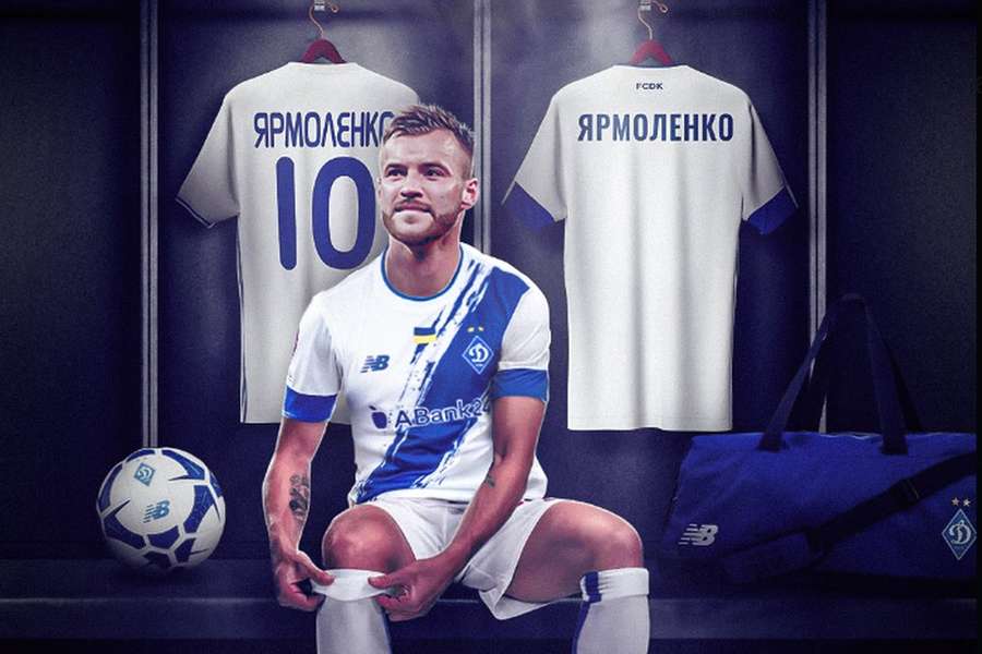 Yarmolenko é reforço do Dínamo Kiev 