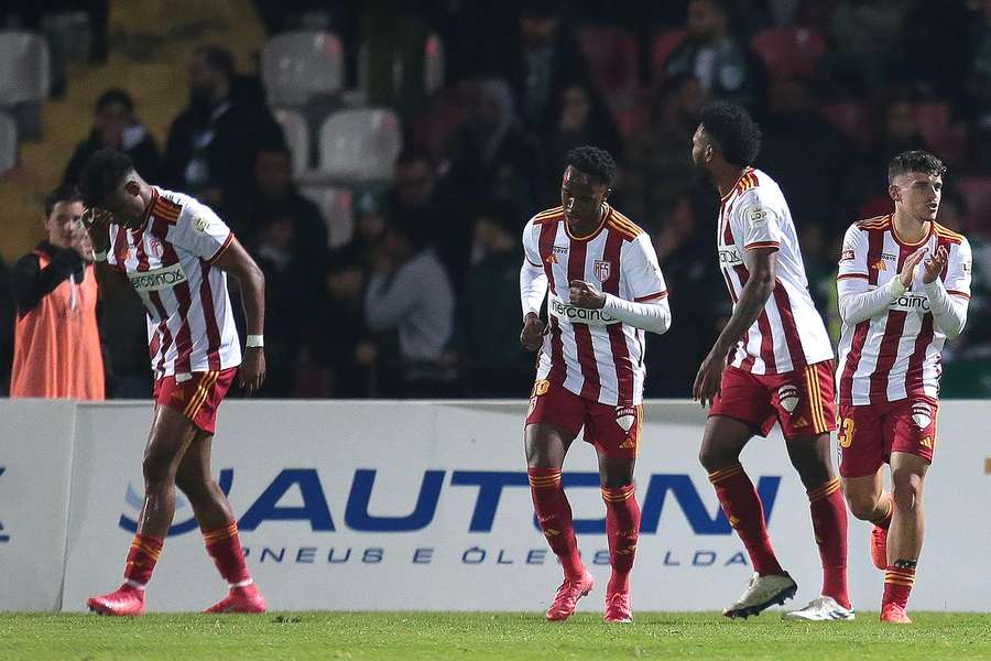 Gustavo Mendonça marcou golo contra o Sporting