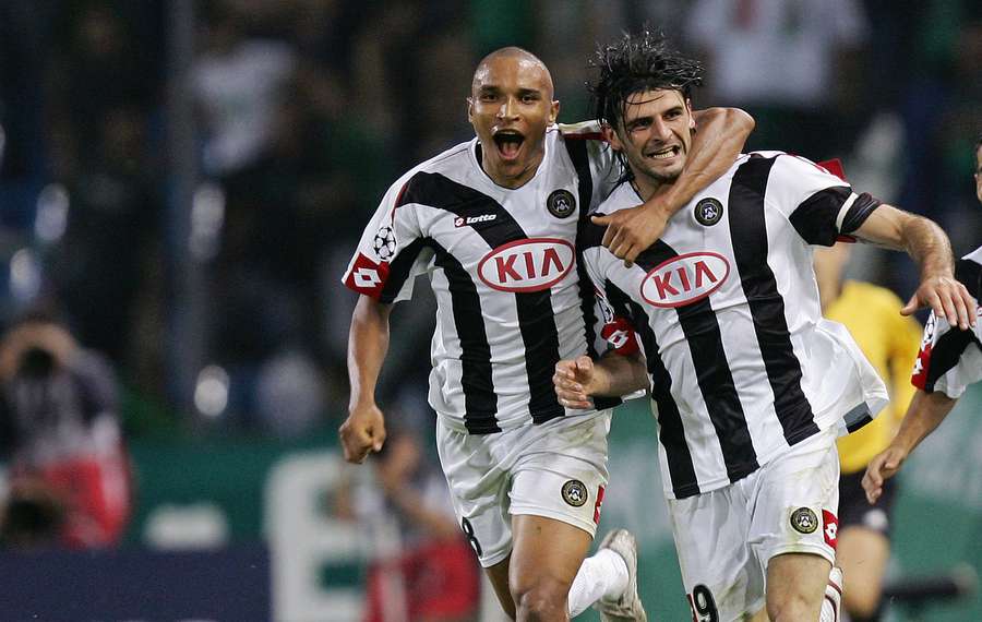 Ai tempi dell'Udinese con Iaquinta