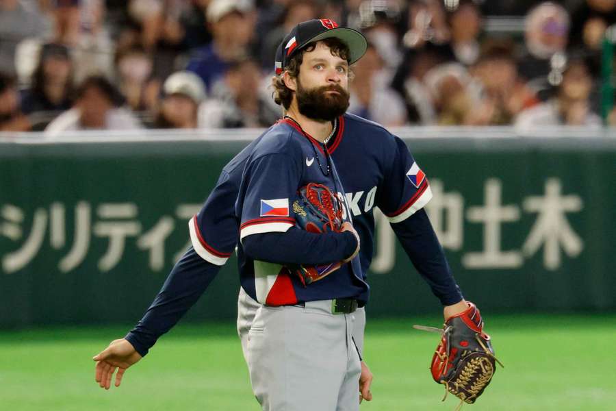 Ondrej Satoria pitched a scoreless 4.2 innings for the Czech Republic