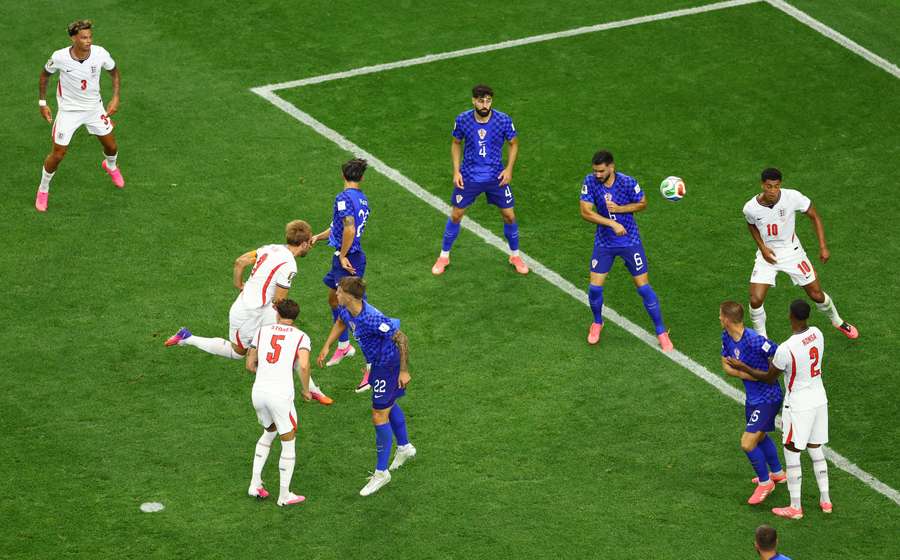 Harry Kane heads home Harry Kane heads home