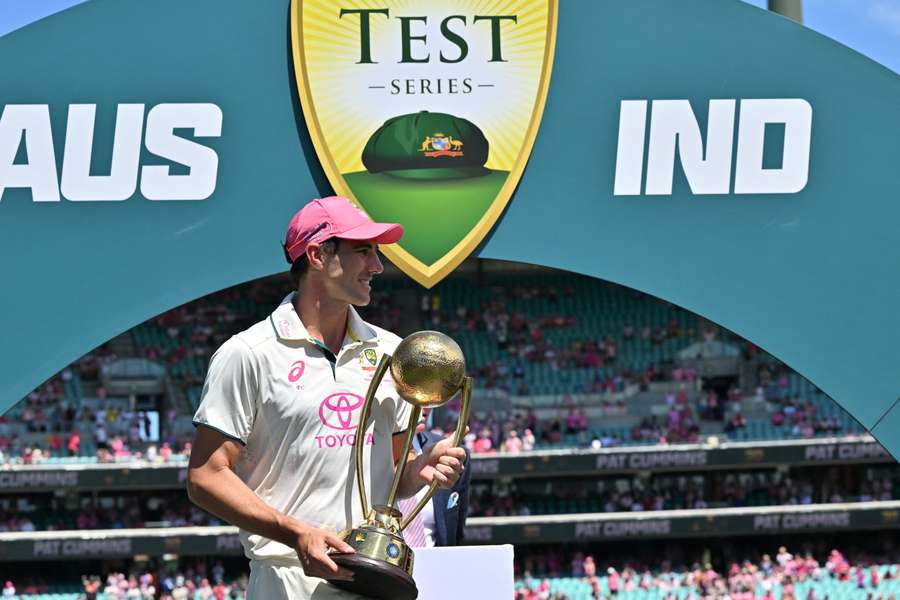 Cummins holds The Border-Gavaskar Trophy
