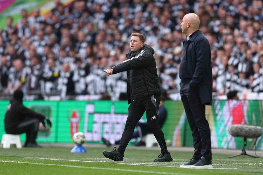 Eddie Howe and Arne Slot