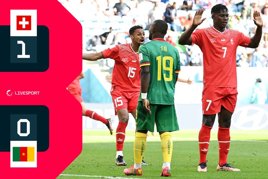 Švýcarsko – Kamerun 1:0. Evropané slaví tři body, Embolo sestřelil svou rodnou zemi