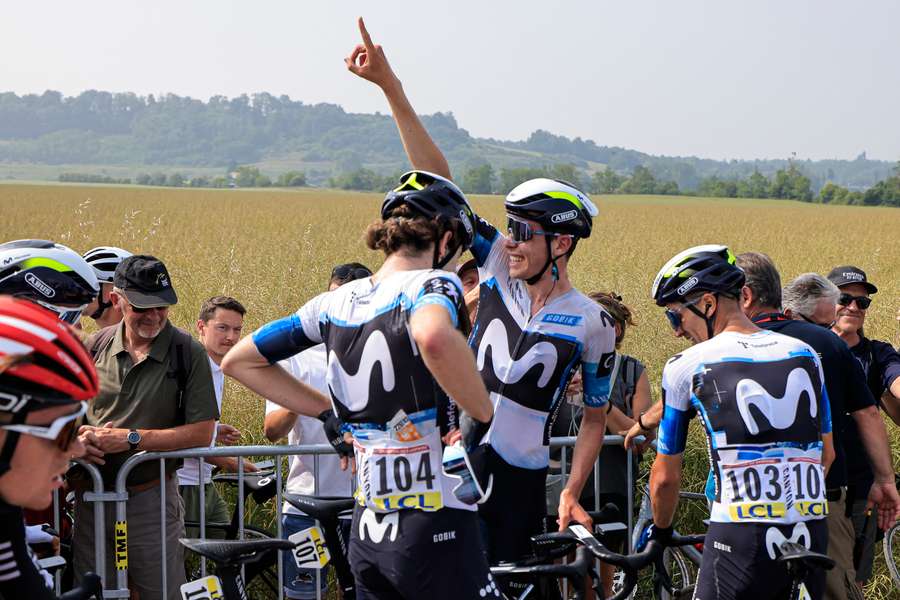 Ivan Romeo après sa victoire ce mardi.